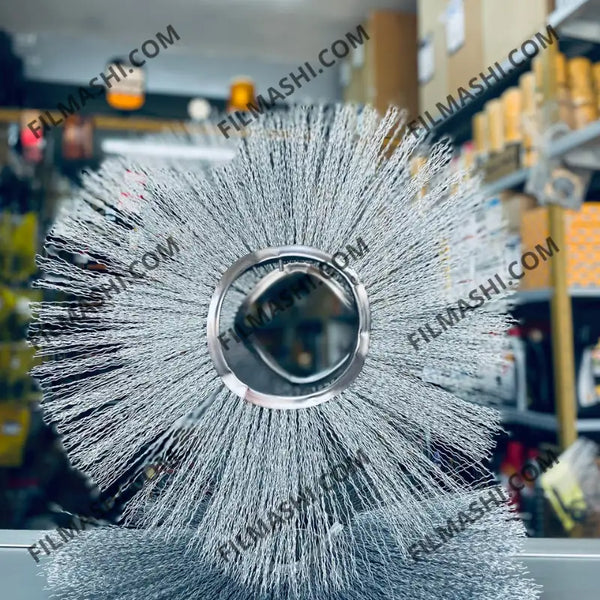 Brosse circulaire en acier FILMASHI – outil de nettoyage industriel