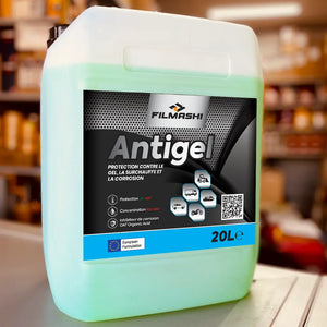 Liquide de refroidissement technique 20L efficace de -5°C à +120°C pour camions et excavatrices.