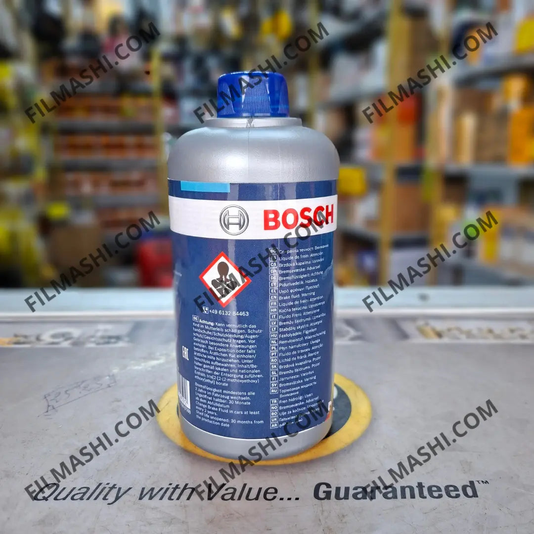 Bosch DOT 4 Brake Fluid 500ml proposé par Filmashi pour système de freinage