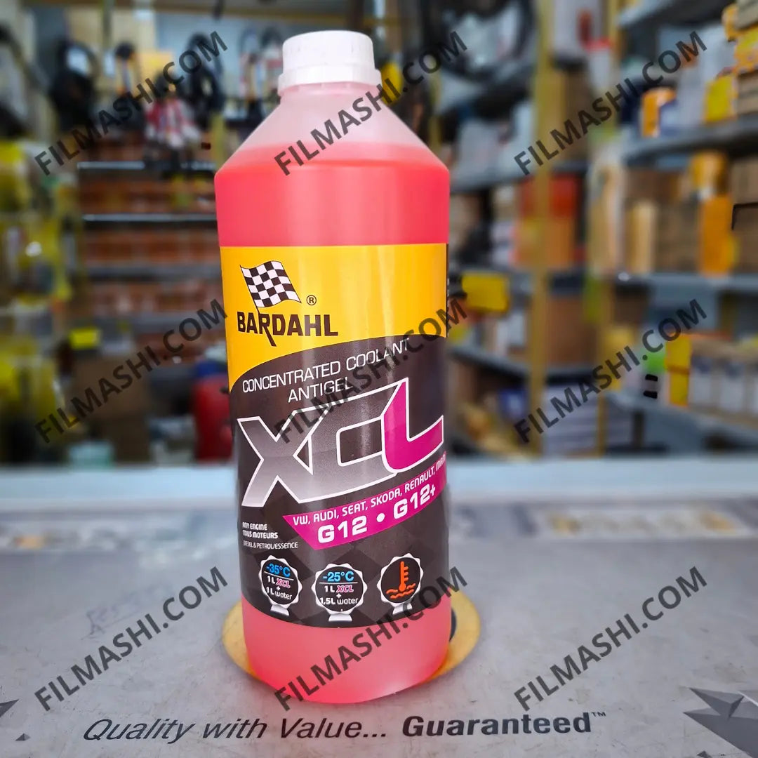 Liquide de Refroidissement Concentré Bardahl XCL G12 G12+ 1L disponible chez Filmashi