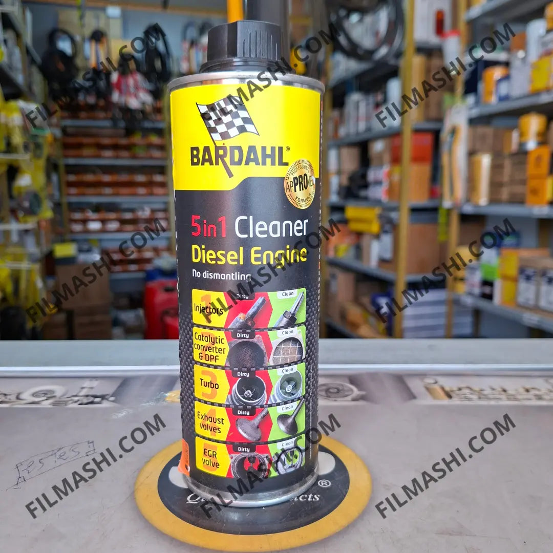 Nettoyant Diesel Bardahl 5 en 1 500ml disponible chez Filmashi